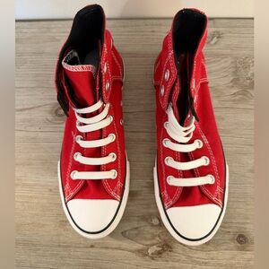 Converse Red Kids High-Top Sneakers